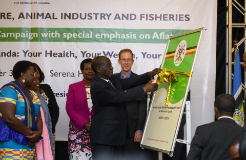 Vice President of Uganda Launches Aflatoxin Campaign Vice President of Uganda Launches Aflatoxin Campaign
